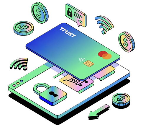 Crypto Card Illustration